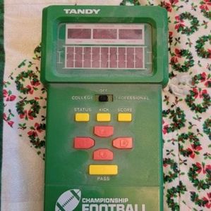 Vintage Tandy football game